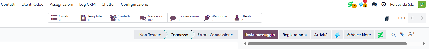 SuperChat Base — API, webhook e gestione 6 canali