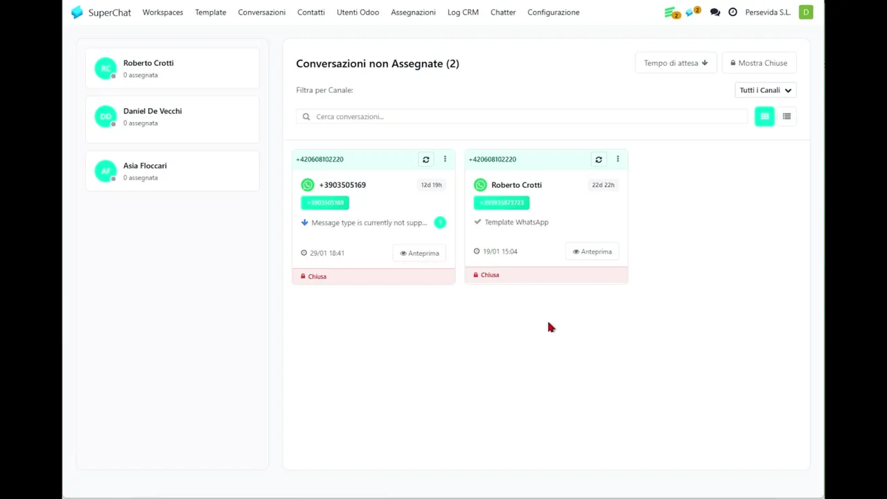 Anteprima demo SuperChat